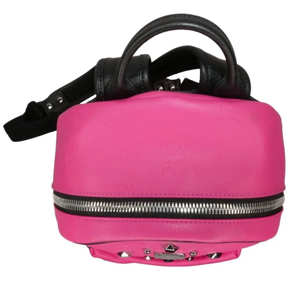 AUTHENTIC MCM Barbie Pink Leather‎ Backpack
